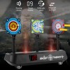 Kids Indoor Shooting Bullet Game Boys Electronic Running Scoring Moving Static Modes Auto Reset Digital Toy Gun Flying Target