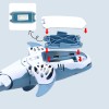 Huiye remote control boat rc boat ship submarine radio control toys boat toy juguetes para ninos rc shark