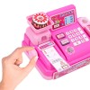 Huiye Role play home supermarket set toy cash register toy for kids cash register mainan roleplay for kids