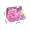 Huiye Role play home supermarket set toy cash register toy for kids cash register mainan roleplay for kids