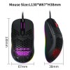 COO 6D 8000DPI cheap honeycomb pc computer gaming mouse with colorful Led backlight