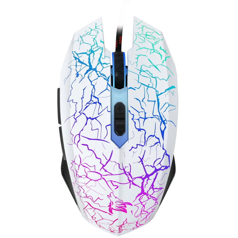 2021 Hot selling 4D 7200DPI adjustable wholesale oem white gaming mouse