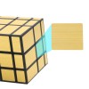 Huiye Silver Gold Cube Adult Anti Stress Speed Carbon Fibre Cube magic Mirror Cube Puzzles toy