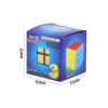 Huiye Silver Gold Cube Adult Anti Stress Speed Carbon Fibre Cube magic Mirror Cube Puzzles toy