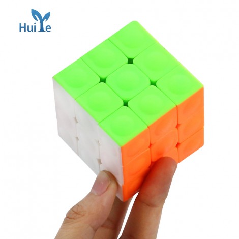 Huiye Speed Cubes toys for kids education  csutom min rubikes cube stickerless small puzzle toys magic cube