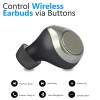 One year warranty mini sport porable black wireless waterproof hand free smart mobile phones accessories earphone