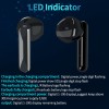 1800mAH LED display type-c portable waterproof black wireless touch control small smart tws sport earbuds with mirror