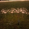 Holiday Dandelion Wedding Decoration Lighting Solar Led String Light Outdoor Waterproof Med Starburst Firework Lights For Garden