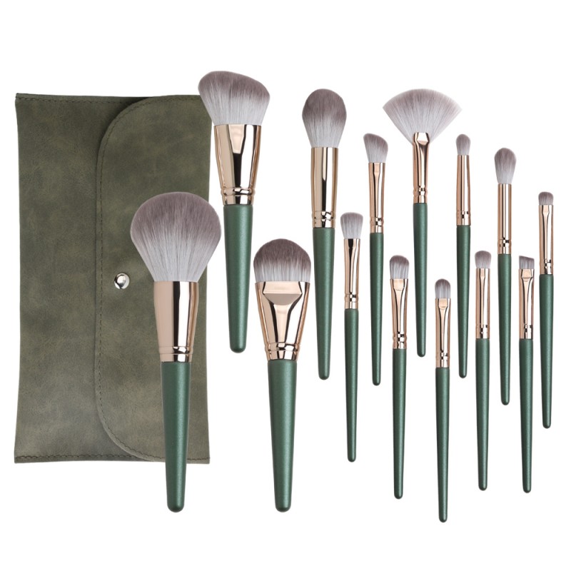 Beauty Tools Personalized High End Set Of Face Makeup Brushes With Bag