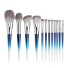 Eco Friendly Pinceau Maquillage Bright Crystal Handle Comfortable Full Long Makeup Brush Set