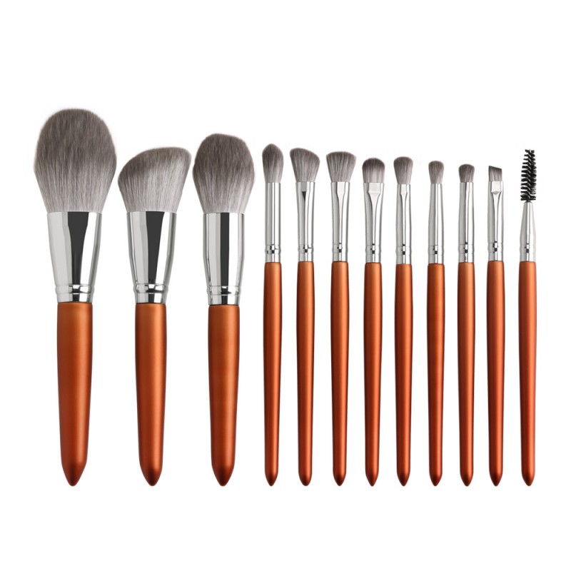 Custom Made Eyelash Applicator 12pcs Plant Fiber Hair Beauty Makeup Brush Kits