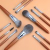 Custom Made Eyelash Applicator 12pcs Plant Fiber Hair Beauty Makeup Brush Kits
