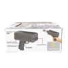 Black Custom Wedding Festival Club Logo Paper Electronic Super Cash Cannon Shooter Money Gun For Party