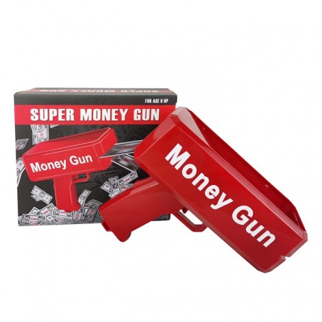 Hot Selling Cheap High Quality Custom Super Spray Money Cash Gun Toy