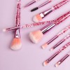 10 pcs luxury eyeshadow colorful beauty hair diamond makeup brush set