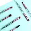 10 pcs luxury eyeshadow colorful beauty hair diamond makeup brush set