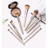 Wholesale price 10pcs juego de brochas de maquillaje personalisadas veganos