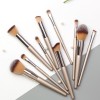 Wholesale price 10pcs juego de brochas de maquillaje personalisadas veganos