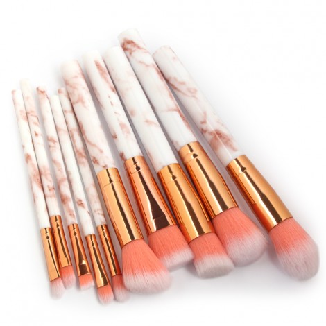 Marble Custom Eye Shadow Makeup Brushes Set