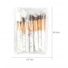 Marble Custom Eye Shadow Makeup Brushes Set