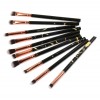 Beauty tools Professional Foundation Brush Cosmetic Tools Kit 10pcs marbling eye Makeup Brushes Set