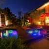 Amphibious IP68 12 LED  Waterproof RGB Floating Led Solar Swimming Pool Light With Remote Controlled Led Swim Pool Light Lamp