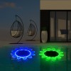 Amphibious IP68 12 LED  Waterproof RGB Floating Led Solar Swimming Pool Light With Remote Controlled Led Swim Pool Light Lamp