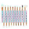 OEM Factory Foundation Brushes Kit Diamond Makeup Brush Set Gradient Handle