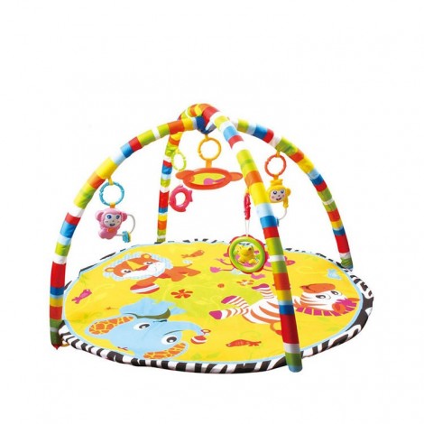 Oem Super Crawl Folding Soft Plush Storage Bag Lie Padded Round Kid Play Gym Toy Baby Mat