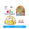 Oem Super Crawl Folding Soft Plush Storage Bag Lie Padded Round Kid Play Gym Toy Baby Mat