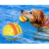 Durable Dog Tug Rope Ball Silicon Single Suction Cup Tug Dog Toy  Squeaky Chew Toys