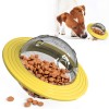 Flying Saucer Tumbler Feeding Toy Pet Feeder Slow Food Dispenser Ball Food Leakage Toy