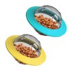 Flying Saucer Tumbler Feeding Toy Pet Feeder Slow Food Dispenser Ball Food Leakage Toy