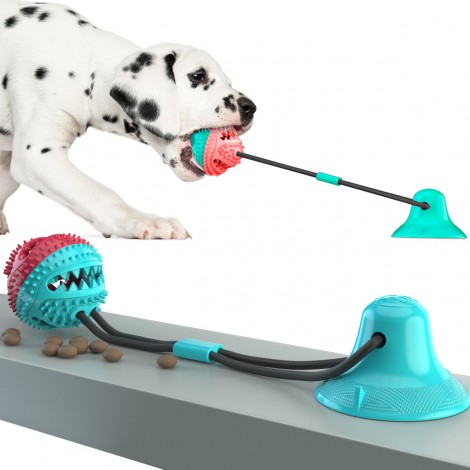 Pet Traning Puzzle Toy Interaction Teeth Grinding Food Leakage Toys For Aggressive Chewers