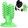 Cactus Shape Dog Toothbrush Toy Dog Molar Toothbrush Stick Leakage Chew Toy
