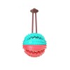 Pet Multifunction Leakage Food Bite Resistant Ball Suction Cup Squeaky Molar Chew Toy