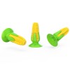 Interactive Corn Suction Cup Toy Dog Toothbrush Chew Indestructible Squeaky Molar Stick Toy