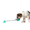 Pet Fun Interactive Suction Cup Push TPR Ball Elastic Rope Pet Dental Chew Bite Toy