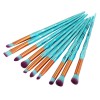 maquillaje al por mayor para vender wholesale bling soft synthetic eyeshadow makeup brushes set face
