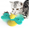 New Design Funny Cat Rotating Butterfly Shape Turntable Toy Cat Windmill Toy