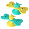 New Design Funny Cat Rotating Butterfly Shape Turntable Toy Cat Windmill Toy