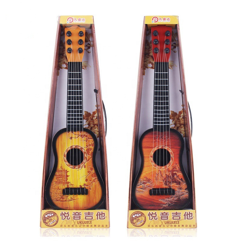 Mini Chinese Style Children#x27;s Musical Instrument Education Music Small Acoustics Plastic Children#x27;s Guitar Toy Practice Gift