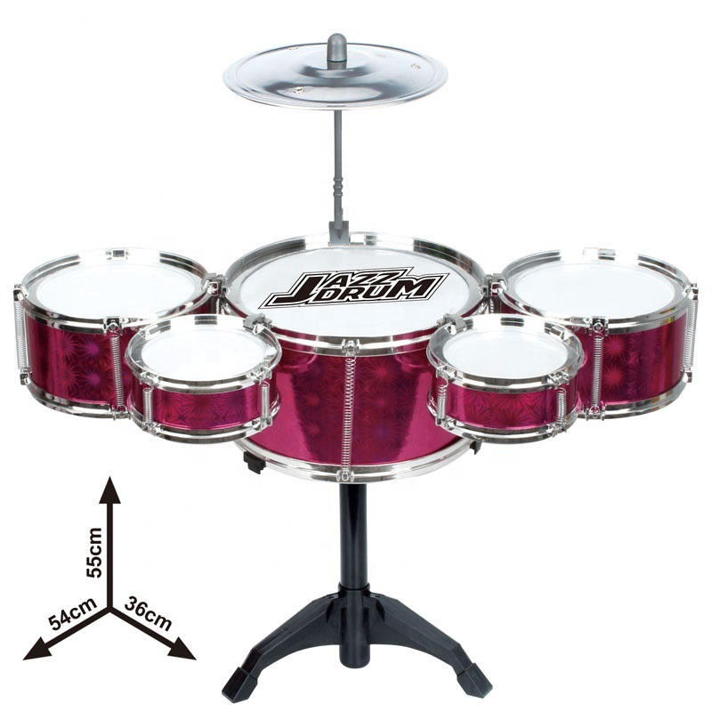 Big Size Wholesale Cheap Play Musical Toy Kids Jazz Drum Set