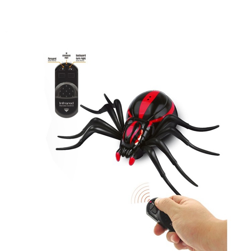 Wholesale Funny Animal Infrared Realistic Real Simulation Rc Remote Control Spider Toy
