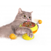 Funny Kitten Turntable Rotating Cat Toys Windmill Spring Catnip Toy with Strong Suction Cup