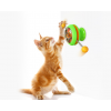 Funny Kitten Turntable Rotating Cat Toys Windmill Spring Catnip Toy with Strong Suction Cup