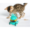 Automatic Safe Tumbler Rotating Feeder Double Track Turntable Leaking Food Interactive Cat Toy