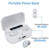 1800mAH T5 portable mini waterproof anc smart wireless tws sport earbuds for mobile phone