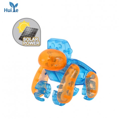 Huiye Solar Powered Toy Snail robot Solar diy self assembled stem robot Science Toys For Kids Juguetes Electronicos toy