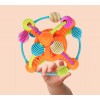 Huiye Teether Ball Baby plastic rattles baby toys Newborn eco friendly sensory teether  ball Teething Intelligence baby toy